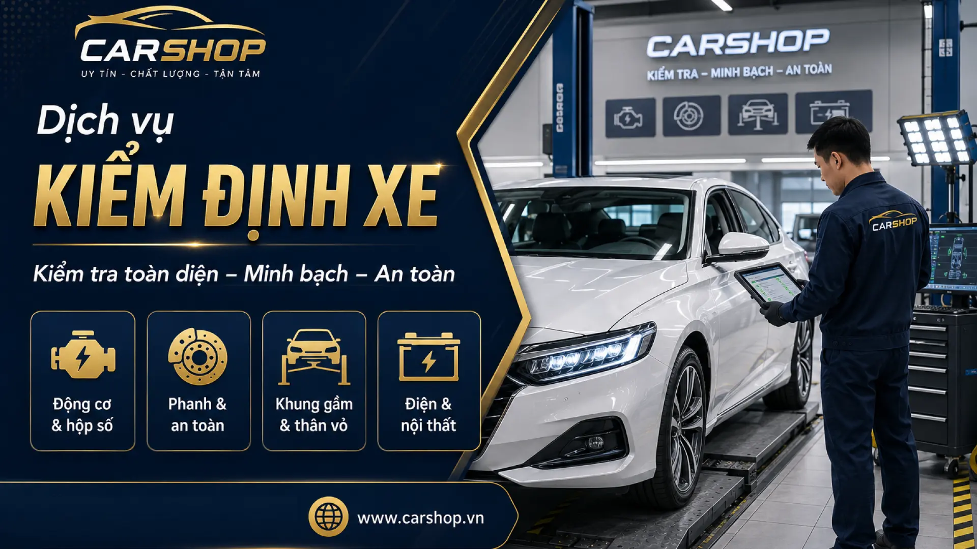 Dịch vụ kiểm định xe