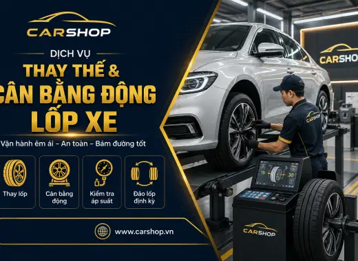 Thay thế và cân bằng động lốp xe