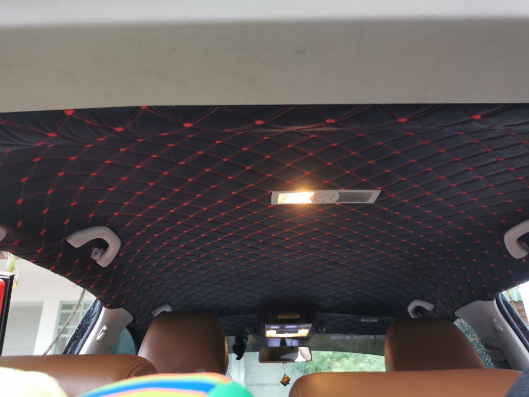 polo leather roof lining wrap, Car Accessories, Accessories on Carousell